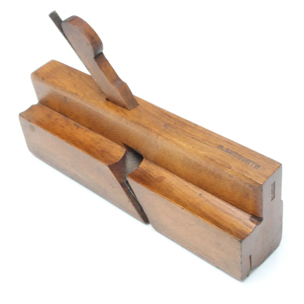 Sold - Crow Wooden Moulding Plane - Complex (Beech) 2
