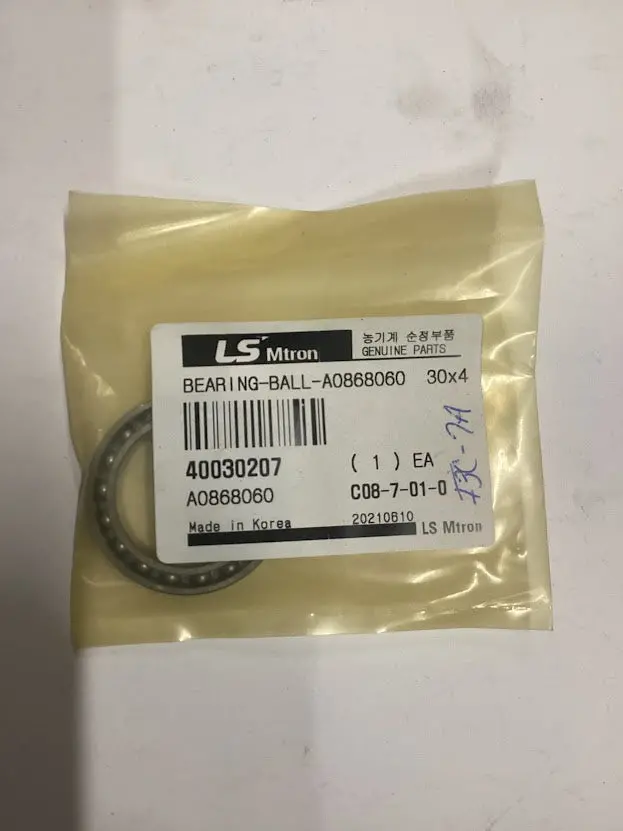 Ls Tractor Ball Bearing, A0868060, 40030207 1