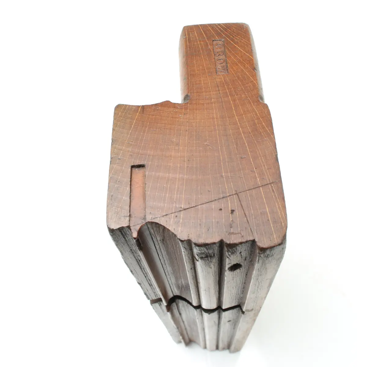 Sold - Crow Wooden Moulding Plane - Complex (Beech) 1