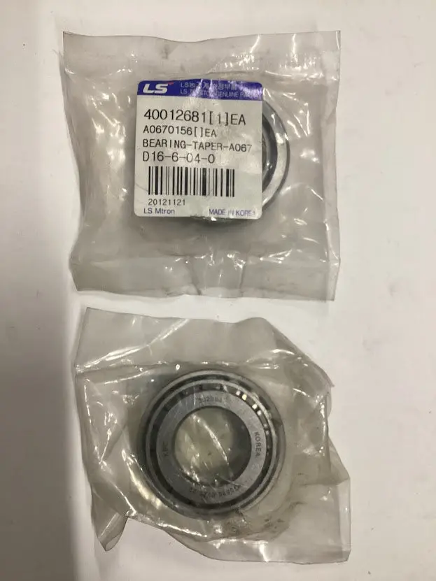 Ls Tractor Bearing Taper, Z0670156, 1
