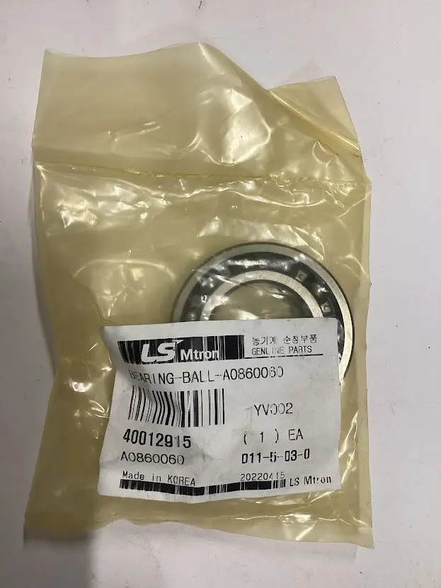 Ls Tractor Ball Bearing, A0860060, 40012915 1