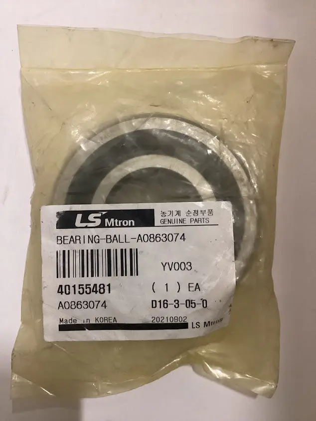 Ls Tractor Ball Bearing, 40155481 1