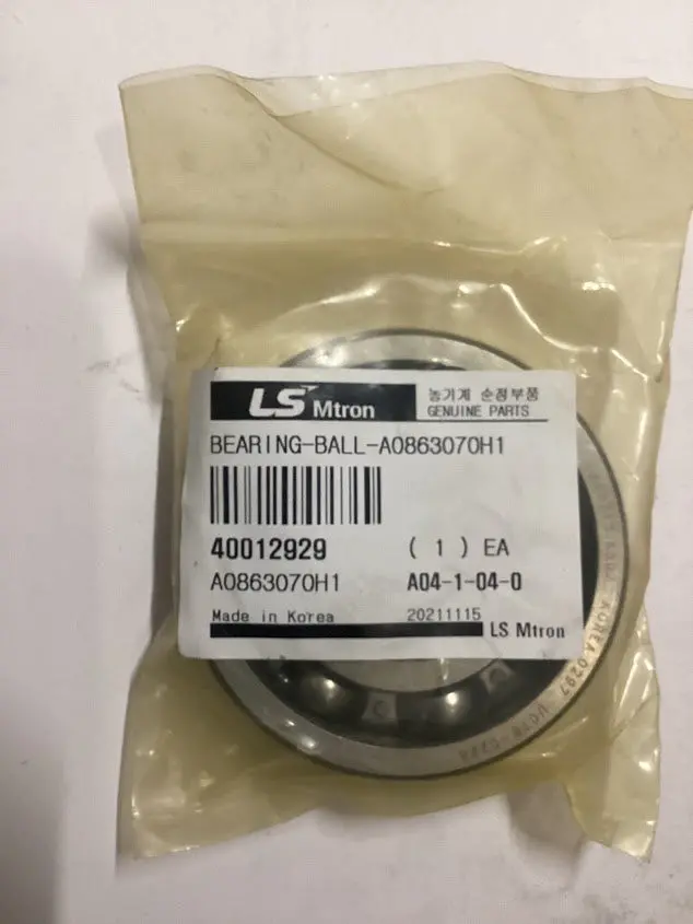 Ls Tractor Ball Bearing, A0863070h1, 40012929 1