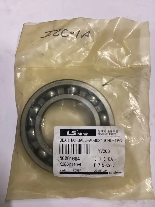 Ls Tractor Ball Bearing, A0862110hl, 40261694 1