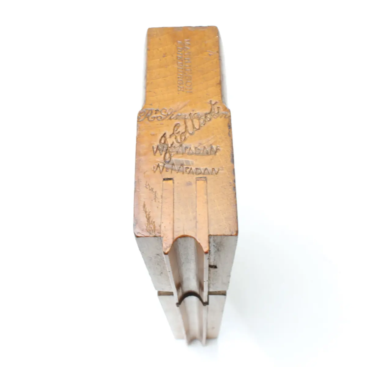 Sold - Old Mathieson (Edinburgh) Wooden Centre Bead Plane (Beech) 1