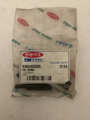 Tym/Mahindra Tractor Pin Spring, 6X40, V5801406040 1
