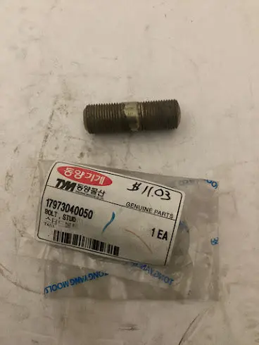 Tym/Mahindra Tractor Bolt Stud, 17973040050 1