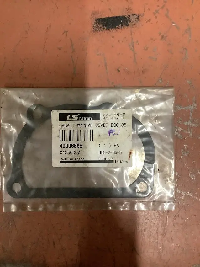Ls Tractor Gasket Pump Cover, 40006868 1