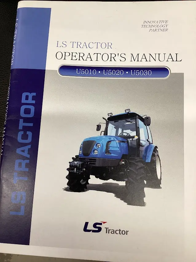 Ls Tractor Operator's Manual U5010, U5020, U5030 1