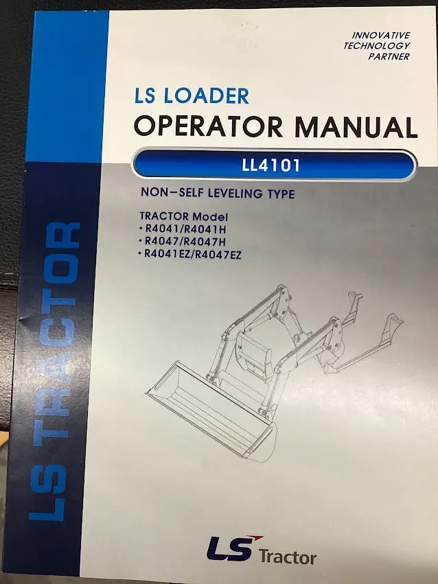 Ls Loader Operator Manual Ll4101 1