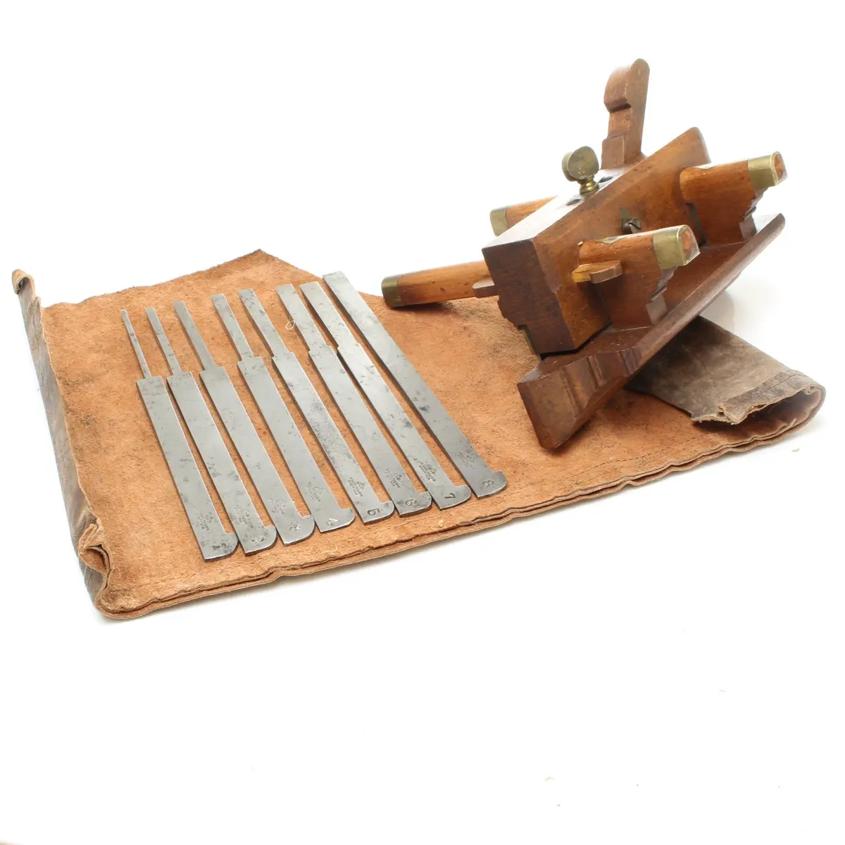 Sold - Moseley Wooden Plough Plane (Beech) 1