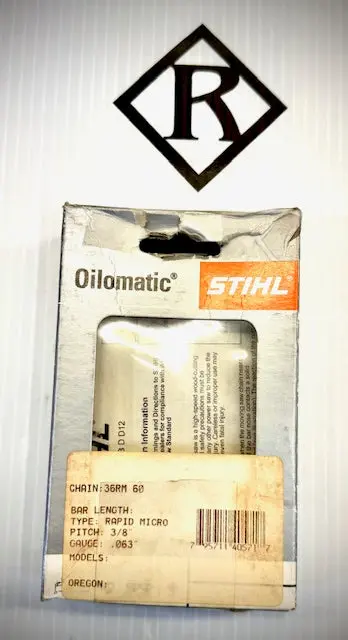 Stihl Chain 16" Semi Chisel 3/8" .063" 60 Dl, 36Rm 60, 1