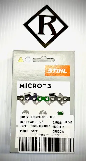 Stihl Chain 14", 3/8″P 1.3 Mm, 51 Dl, 61Pmm3 51, 36360050051 1