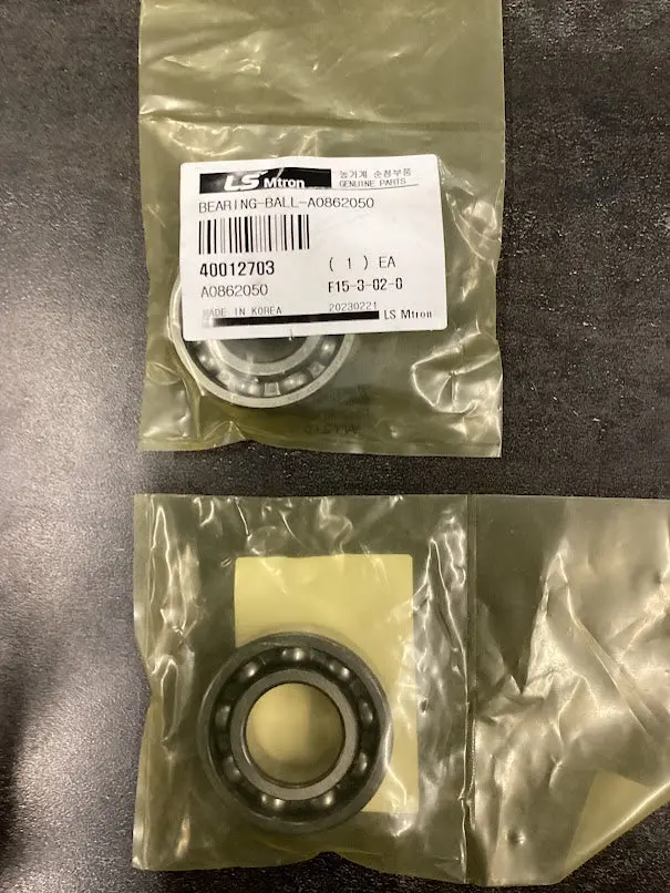 Ls Tractor Ball Bearing, A0862050, 40012703 1