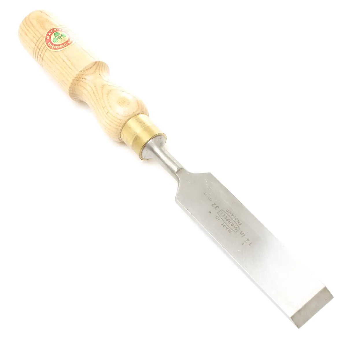 Sold - Old Marples Firmer Chisel - 32Mm (1 1/4") (Ash) 1