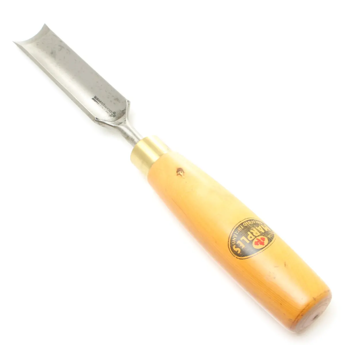 Sold - Old Marples Incannel Firmer Gouge - 32Mm (Boxwood) 2