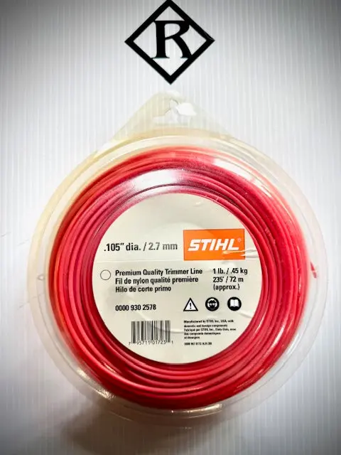 Stihl Trimmer Premium Round Line .105 Diameter / 225', 1 Lb, 00009302578 1