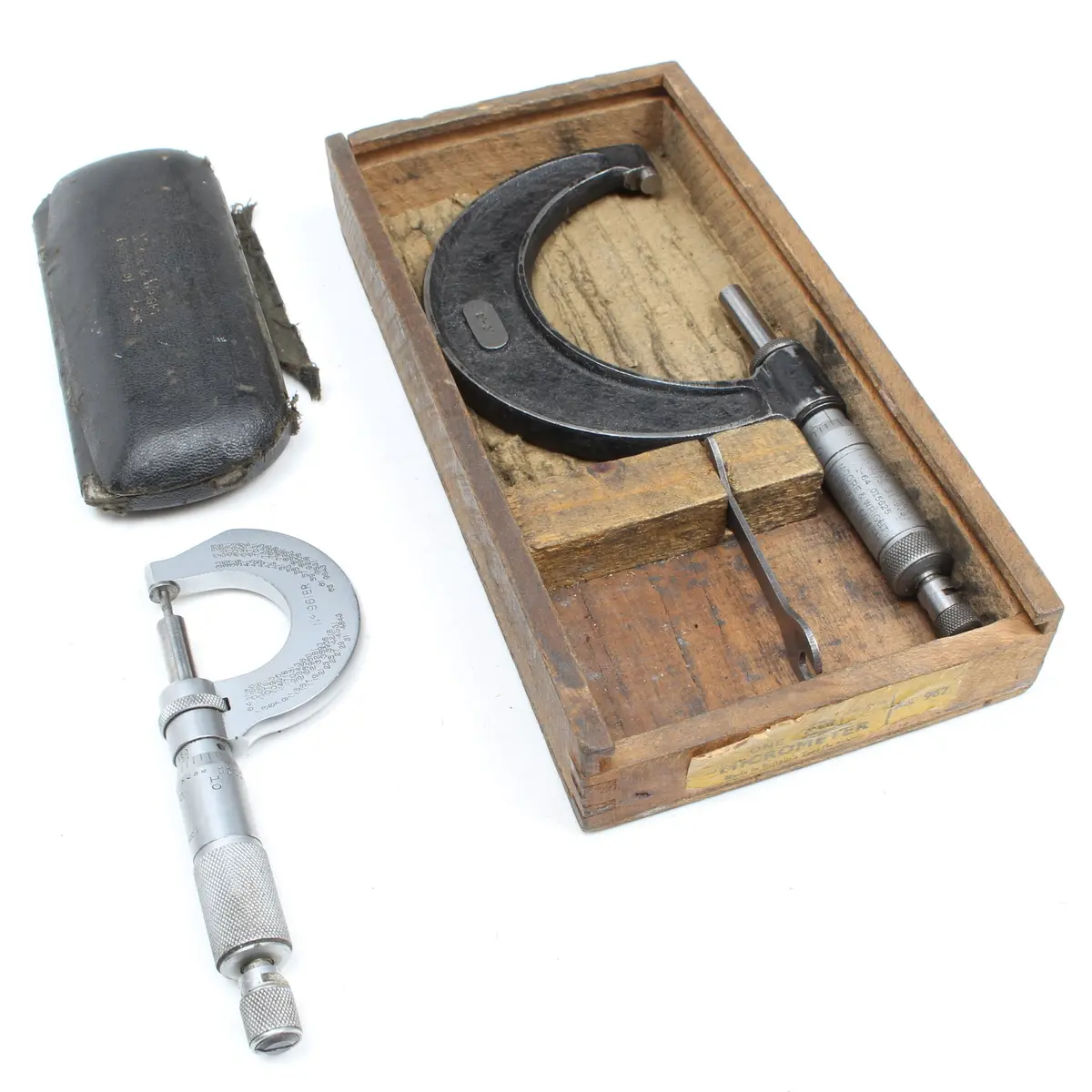 Moore & Wright Micrometers No 967 & 1961Br 1