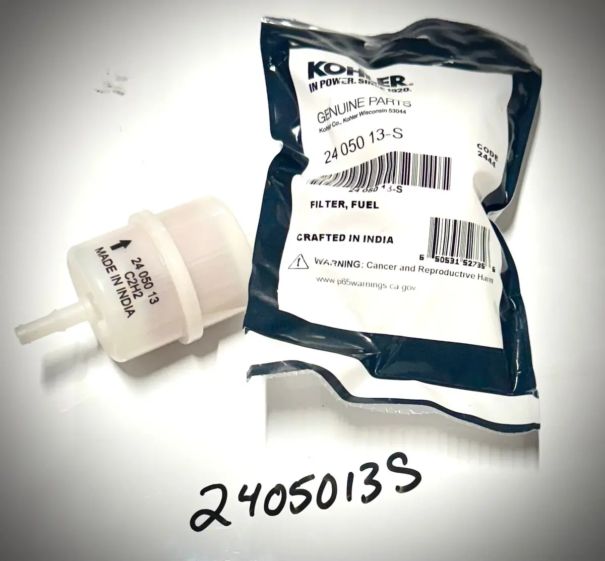 Kohler Fuel Filter, 15 Micron, 2405013S 1