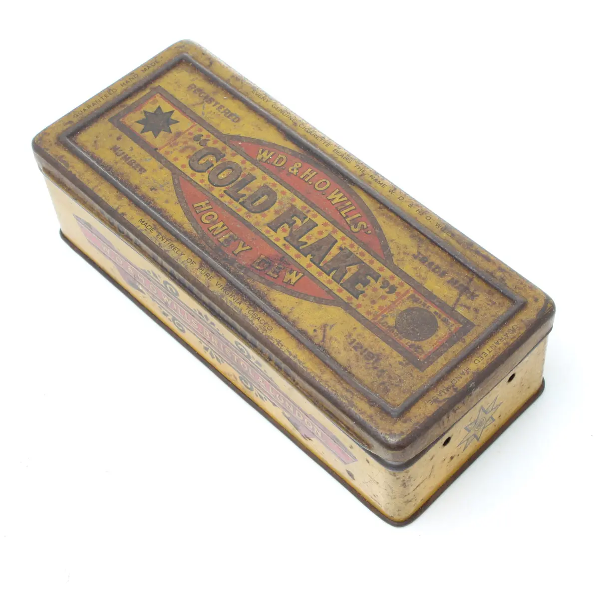 Old Wills "Gold Flake" Tobacco Tin 1