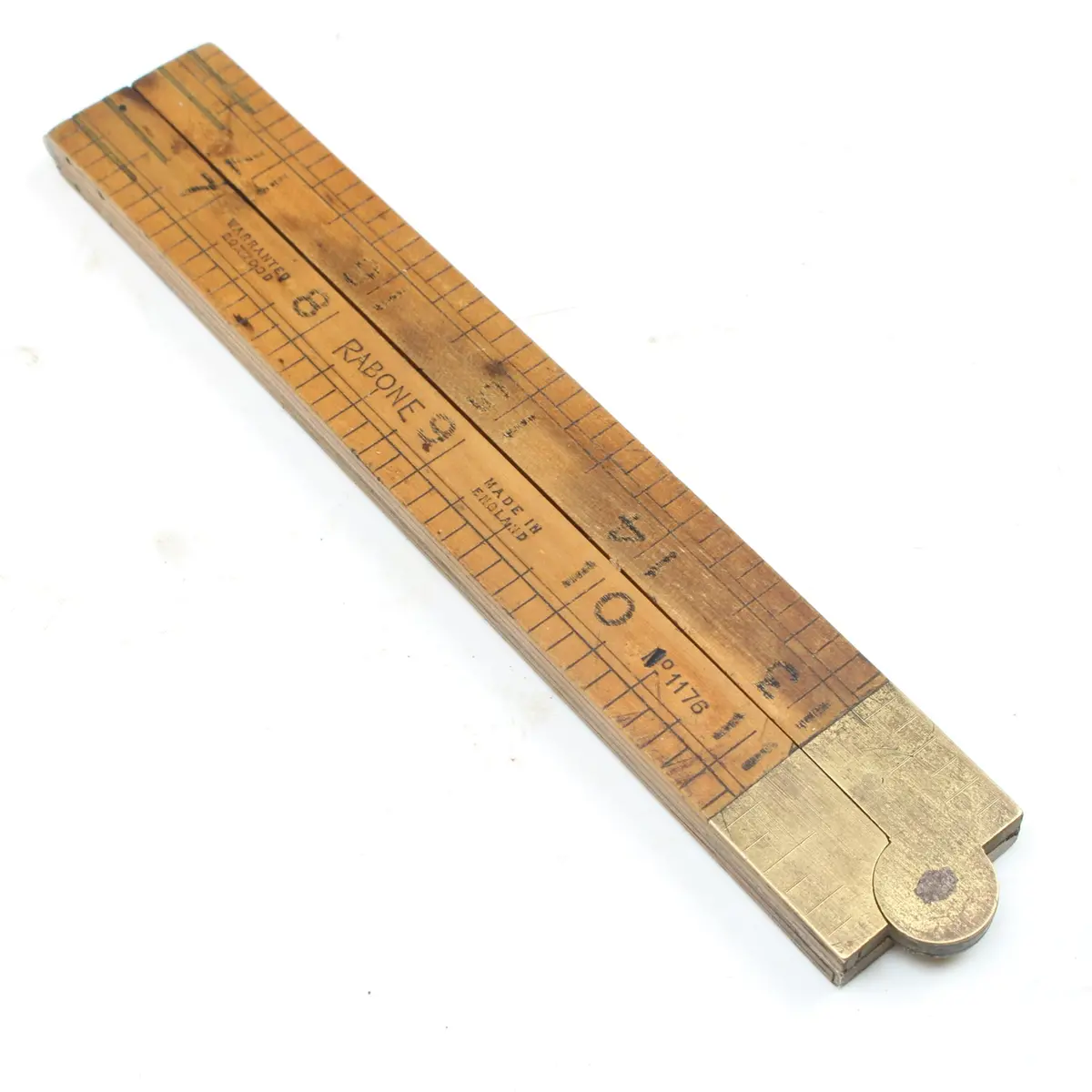 Rabone Folding Rule - No. 1176 (Boxwood) 1