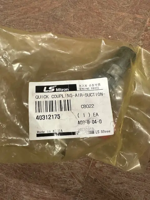 Ls Tractor Quick Coupling Air Suction, 40312175 1