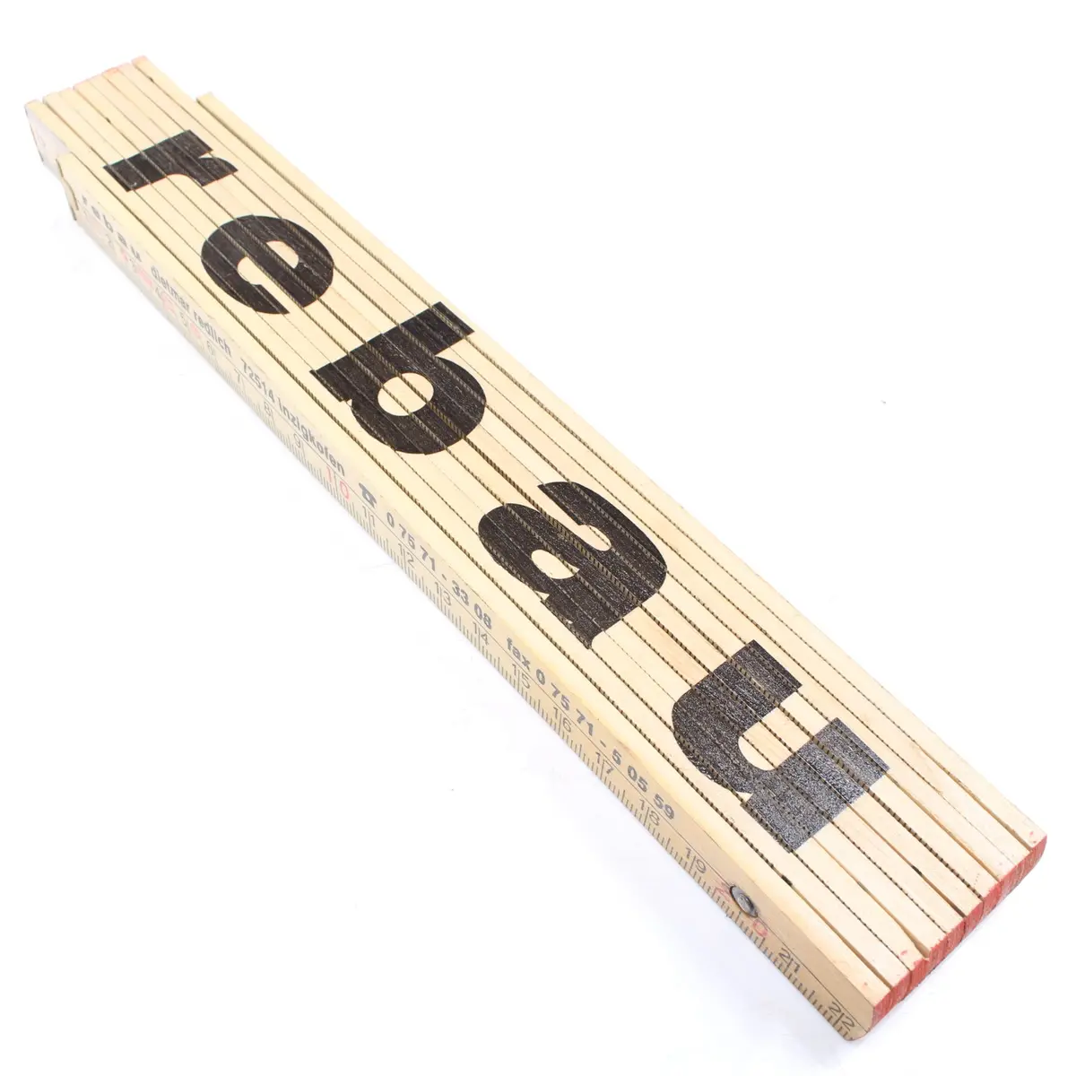 Vintage Rebau Zig-Zag Rule - 2M (Metric) 1