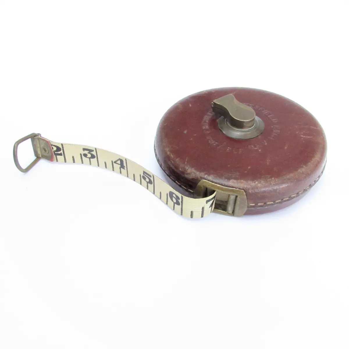 Chesterman 'Treble' Leather Tape Measure No. 1535 - 50Ft 1