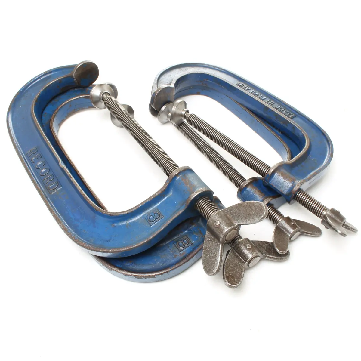 Sold - 9X Old Record G-Clamps (Made In England) 2