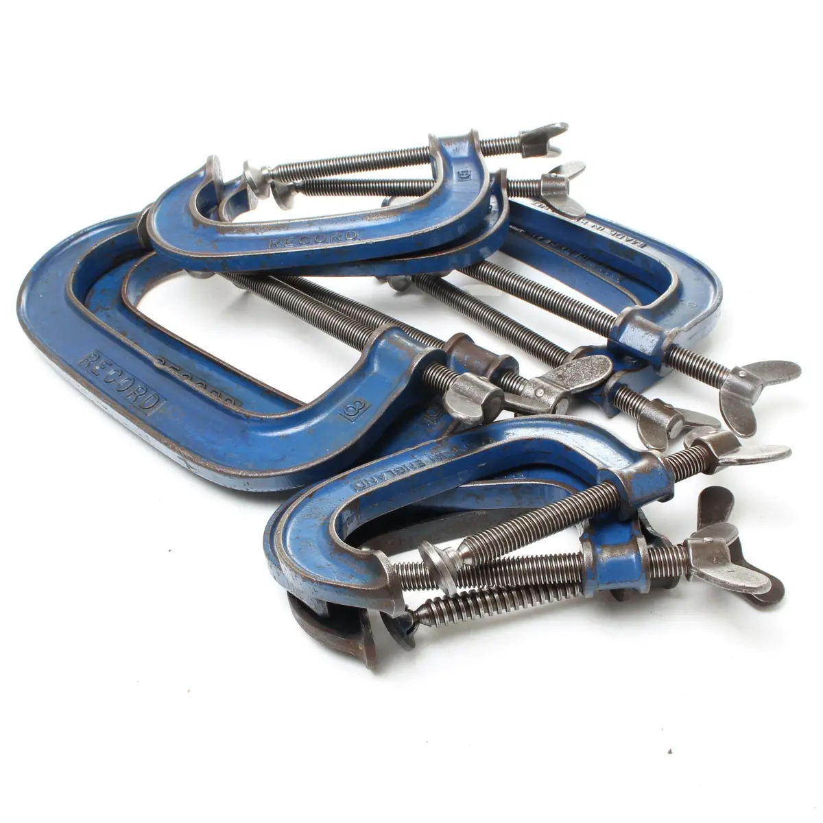 Sold - 9X Old Record G-Clamps (Made In England) 1