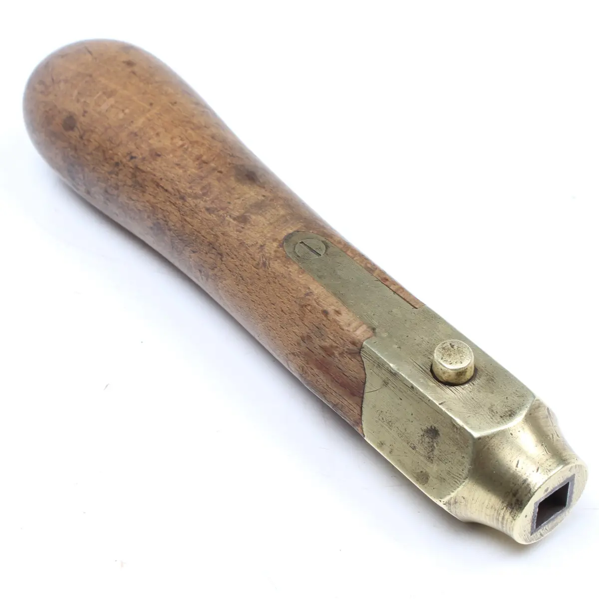 Old Unusual Wooden Drill Bit Holder (Beech) 1