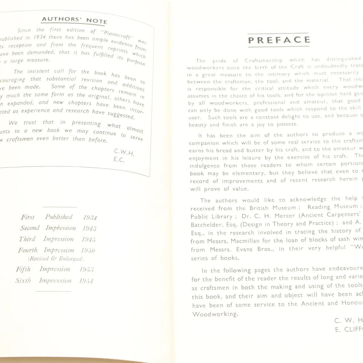 Old Planecraft Record Tools Book C.1954 2