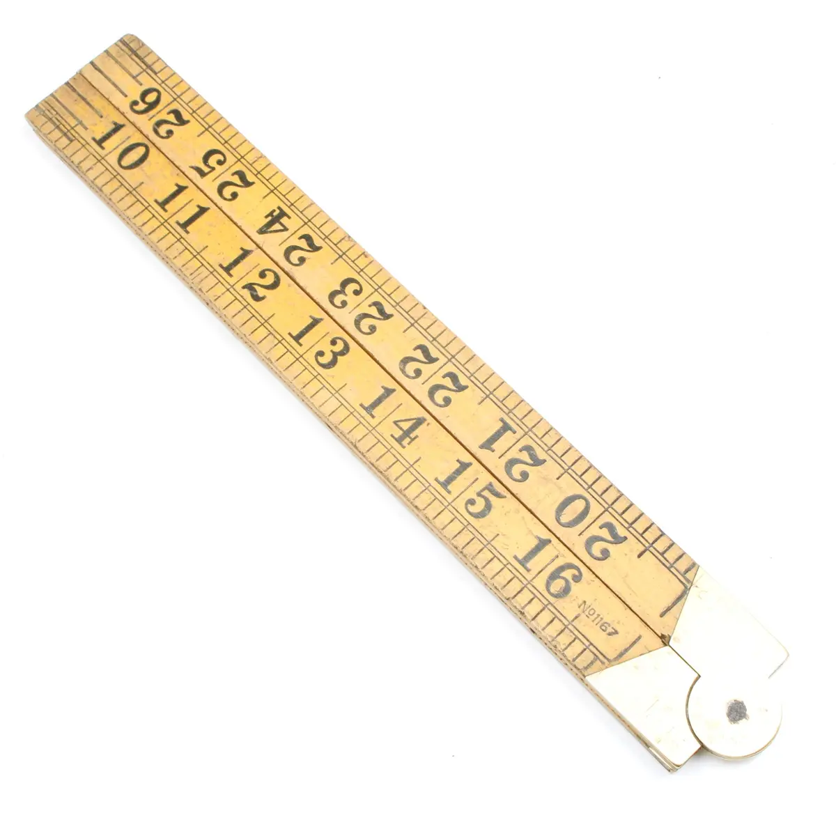 Rabone Wooden Folding Rule - No. 1167 - 36" (Boxwood) 1