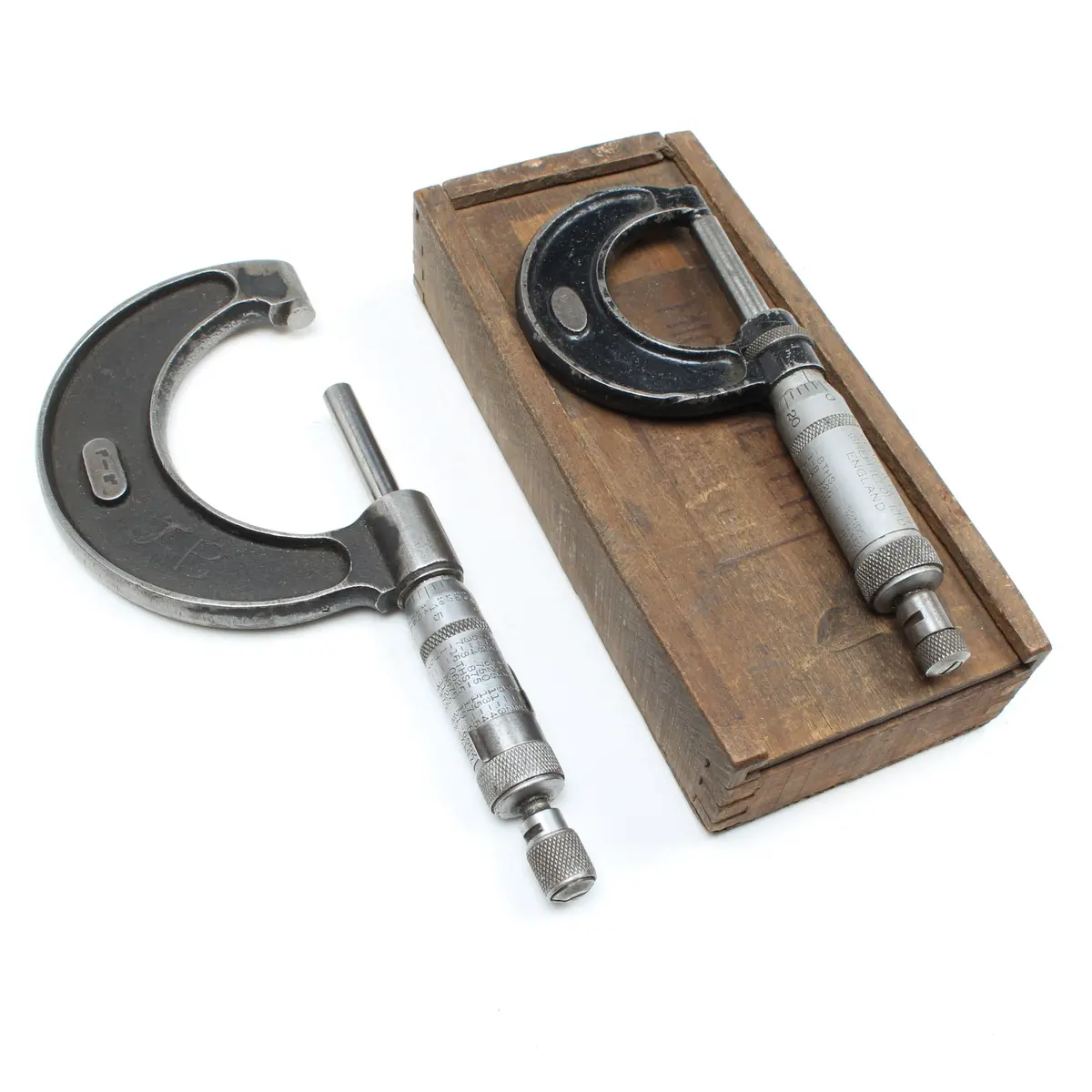 Sold - Moore & Wright Micrometers No 965 & 966 1