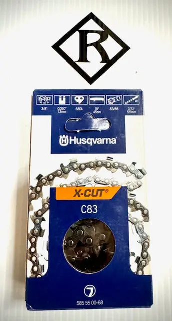 Husqvarna 18" Replacement Chain, C83-68 3/8 .050, 585550068 1