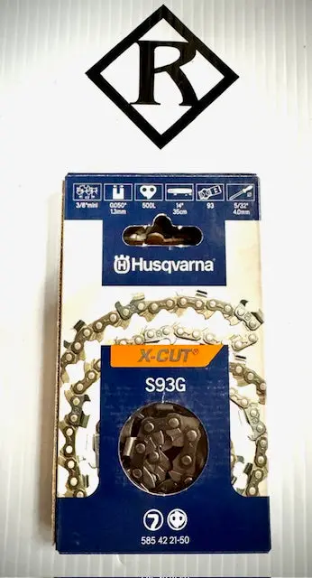 Husqvarna 14" Replacement Chain, S93g 3/8 .050 50Dl, 585422150 1