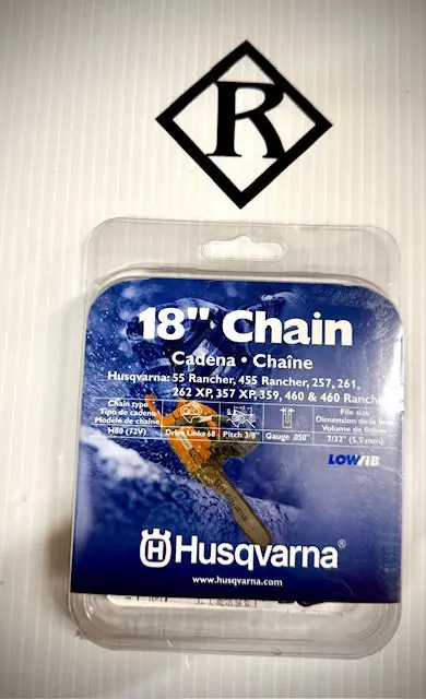 Husqvarna 18" Replacement Chain, H80-68 3/8" .050, 531300443 1