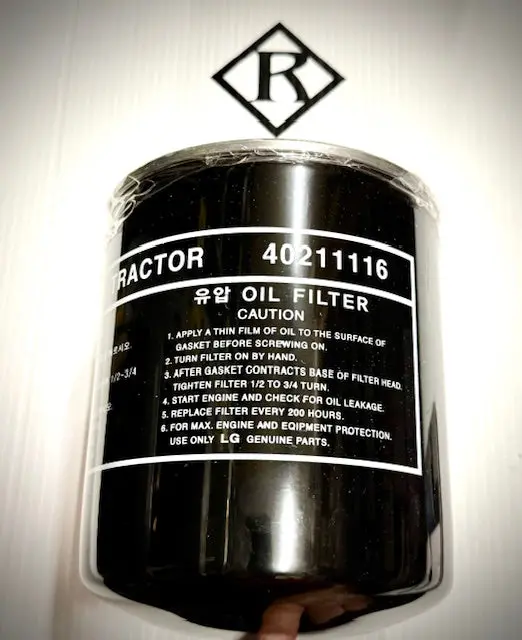 Ls Tractor Hydraulic Oil Filter, 40211116 1