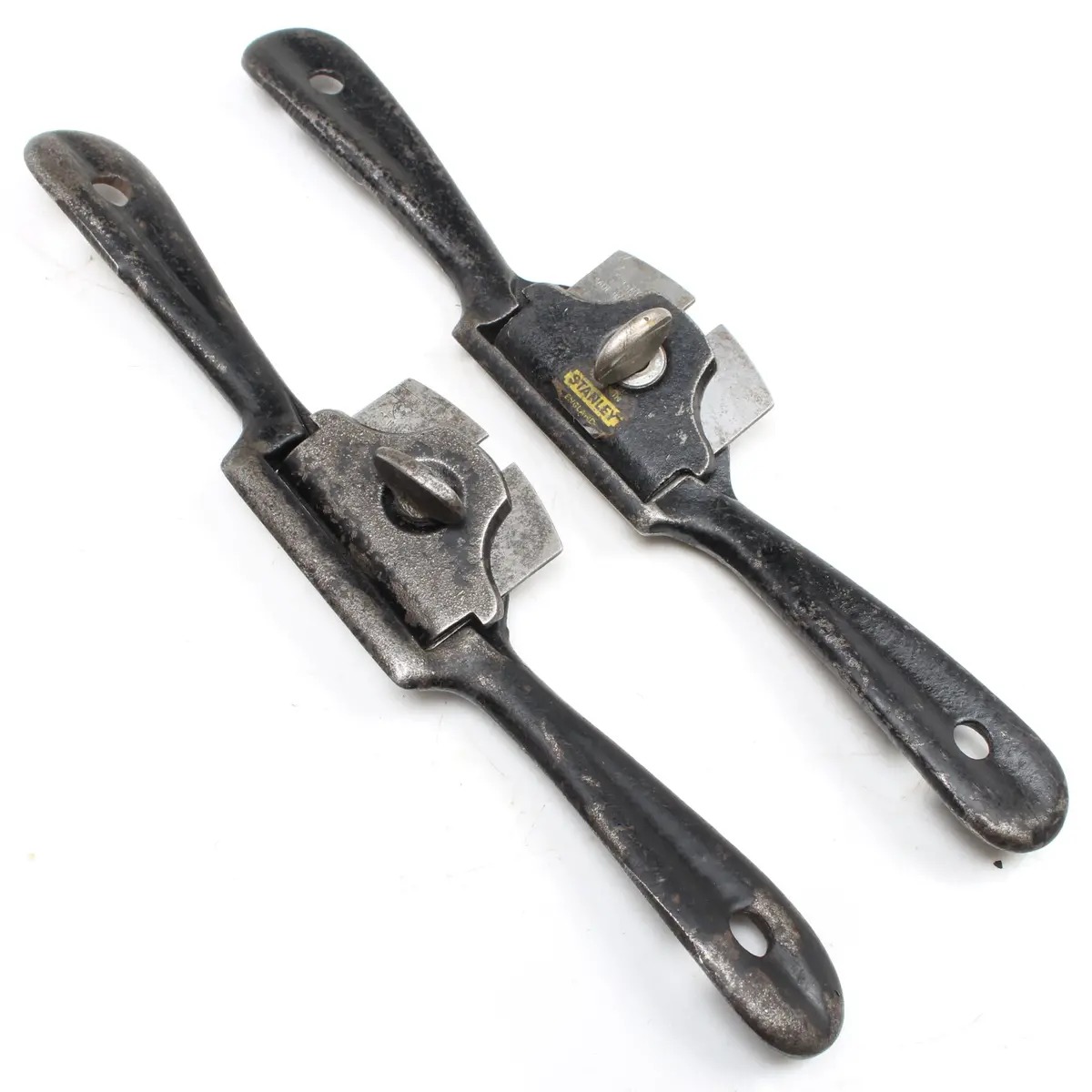 Sold - Stanley Spokeshaves - Round & Flat - No. 63 & 64 1