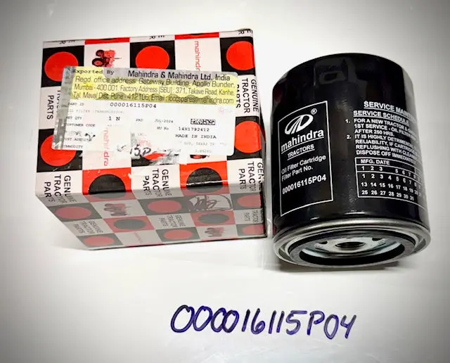 Mahindra Oil Filter, 000016115P04 1