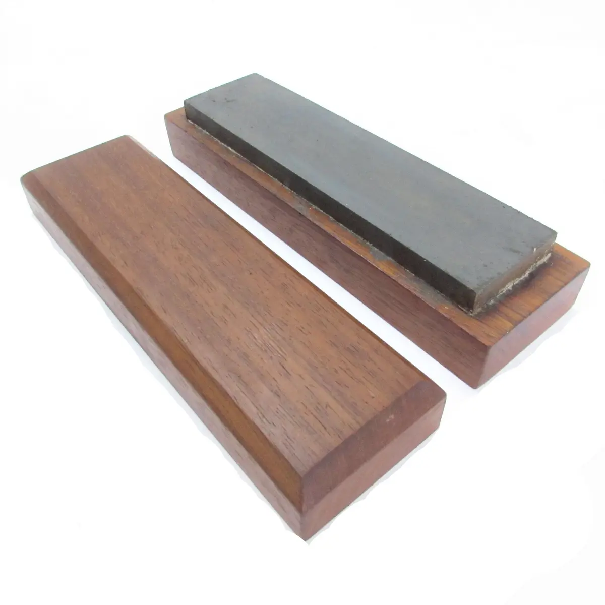 Sold - Boxed Oilstone Sharpening Stone (Mahogany) 1