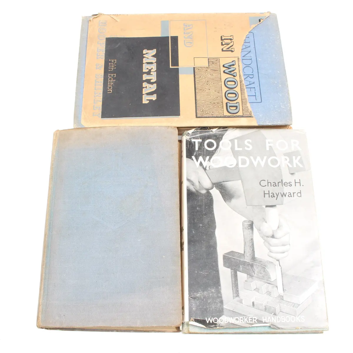 3X Old Woodwork, Metalwork And Tools Books 1
