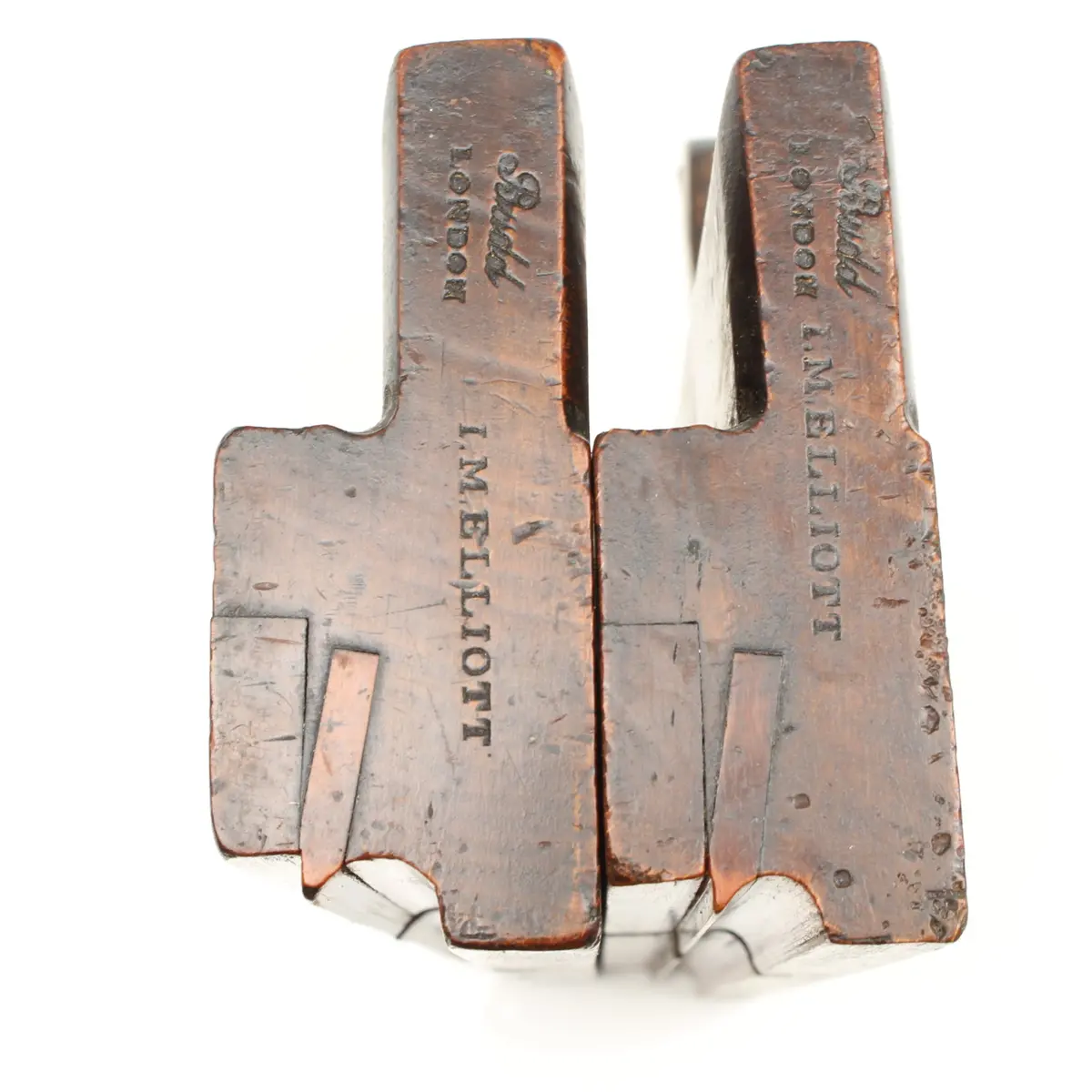 2X Old Budd (London) Wooden Planes - Bead - 5/16", 7/16" (Beech) 1