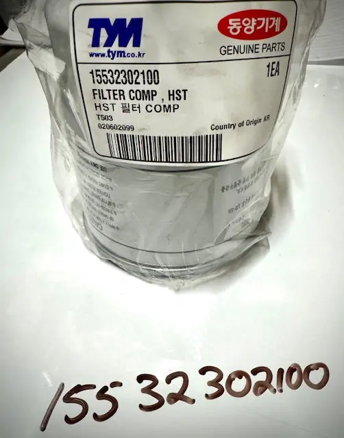 Tym Hst Non Cab Filter, 15532302100 1
