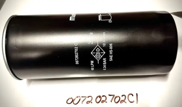 Mahindra Canister Filter, 007202702C1 1