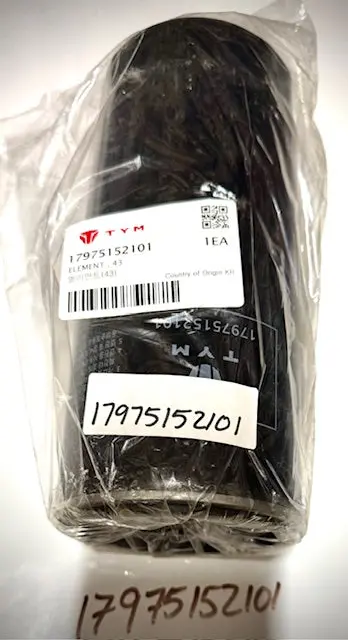 Tym Hydraulic Filter Element, 17975152101 1