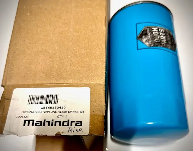 Mahindra Hydraulic Return Line Filter, 15645153410 1