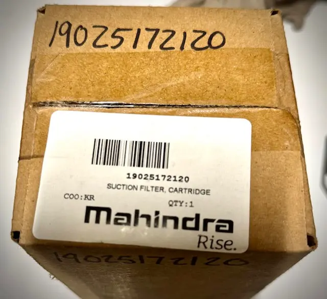 Mahindra Hydraulic Suction Filter, 19025172120 1