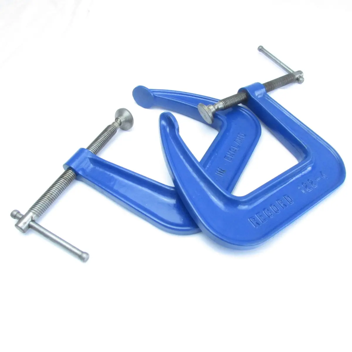 Sold - 2X Record Deep G Clamps 122-4 - 4 Inch 1