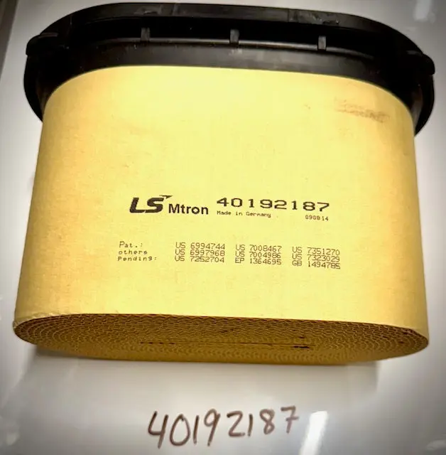 Ls Tractor Main Filter Element, Trg190, 40192187 1